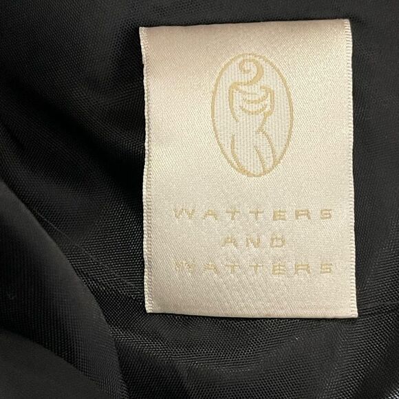 Watters And Watters Elegant Black Women's Skirt - Picture 3 of 3